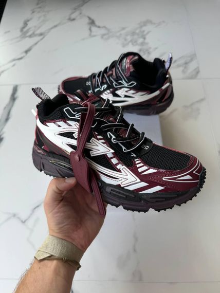 Кросівки Off-White Be Right Back Burgundy / офф  топ весна / осінь 16005 42 | Зображення 5