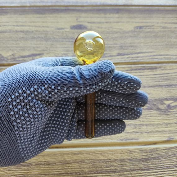 Стеклянная трубка Sherlock Nose Oil Yellow | Зображення 2
