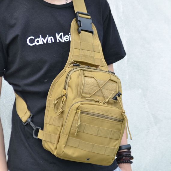 Практична сумка-месенджер, Тактичні сумки через плече чоловічі, Чоловіча сумка для тактичних цілей YZ-39 | Зображення 5