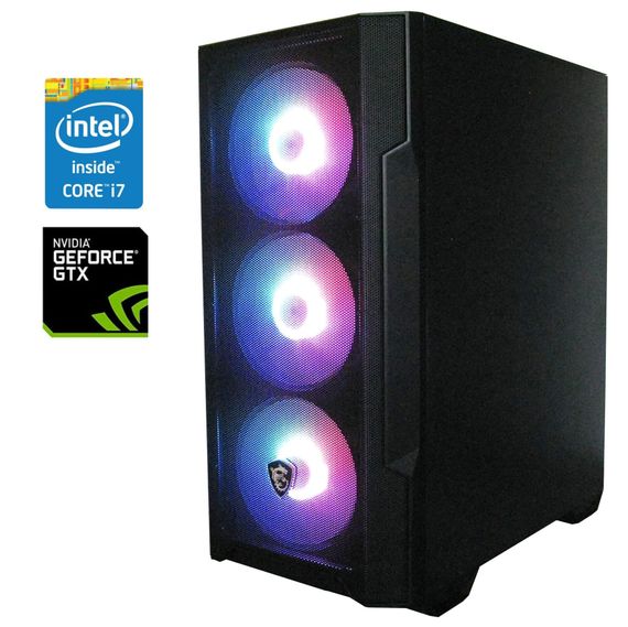 Ігровий ПК MSI Mag Forge Ultra Tower / Intel Core i7-4790 (4 (8) ядра по 3.6 - 4.0 GHz) / 16 GB DDR3 / 250 GB SSD + 1000 GB HDD / nVidia GeForce GTX 1060 Gaming, 6 GB GDDR5, 192-bit / Win 10 Pro б/в