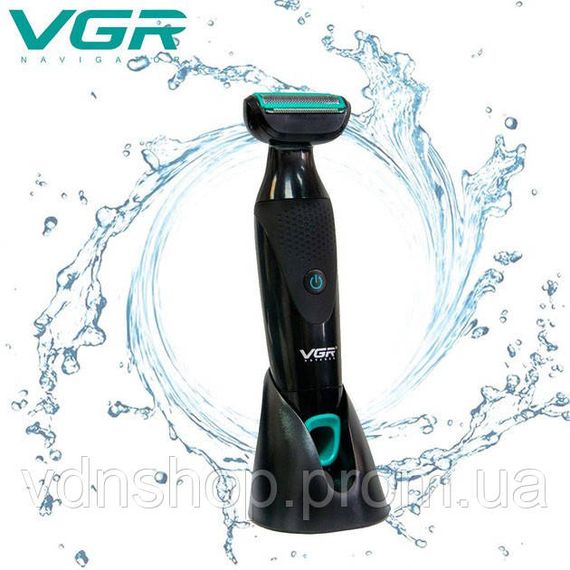 Профессиональная мужская бритва с триммером VGR V-601, Триммеры для бритья мужские профессиональные MT-15 | Зображення 6