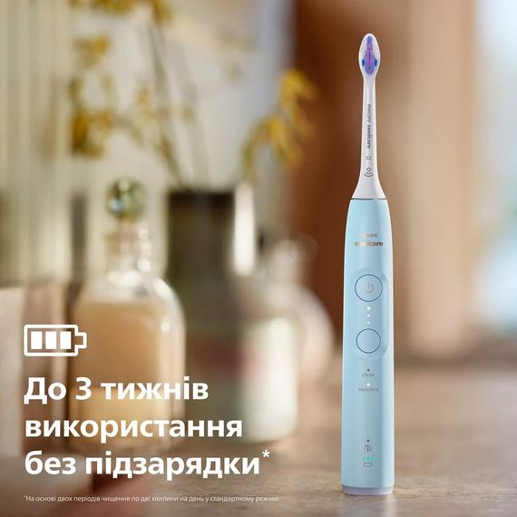 Електрична зубна щітка Philips Sonicare HX7406/02 (серія 6100), Блакитний - Уцінка | Зображення 8