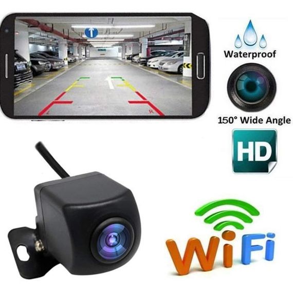 Бездротова HD камера заднього виду з Wi-Fi для автомобілів, транспортних засобів, камера заднього виду з Wi-Fi та нічним баченням, монітор A91. | Зображення 1