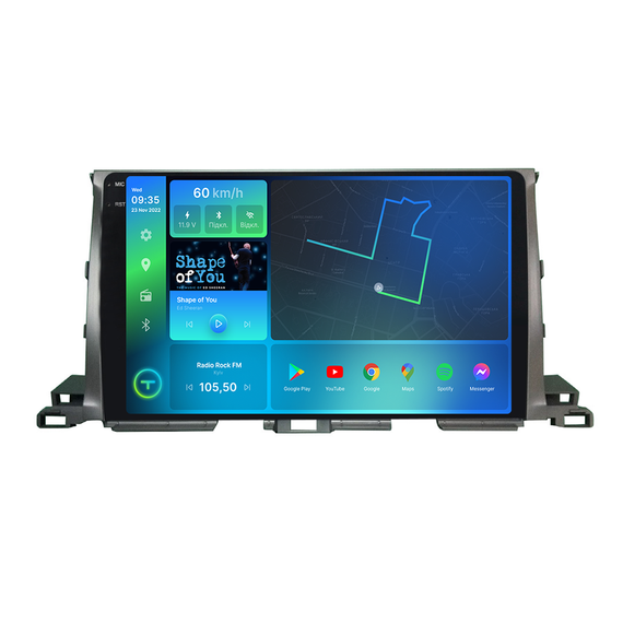 Штатна магнітола Torssen 2K Toyota Highlander XU 50 2016- F108256 4G Carplay DSP | Зображення 1