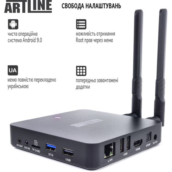 Медіаплеєр Artline TvBox KM6 (KM6) | Зображення 2
