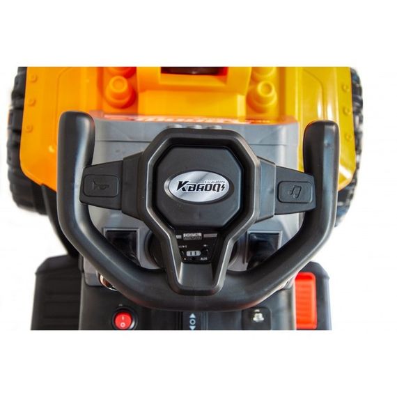 Екскаватор дитячий трактор великий на акумуляторі Spoko SP-188 жовтий | Зображення 9