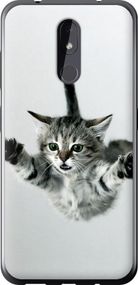 Чехол на Nokia 3.2 Летящий котёнок "2322u-1705-17620"