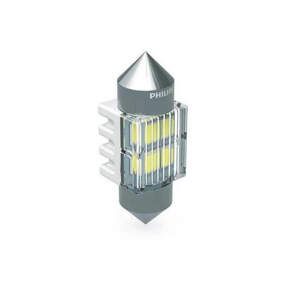 Світлодіодна лампа Philips 11860CU31B1 C5W LED Ultinon Pro3100 Festoon 12V SV8.5 WHITE 30mm | Зображення 1