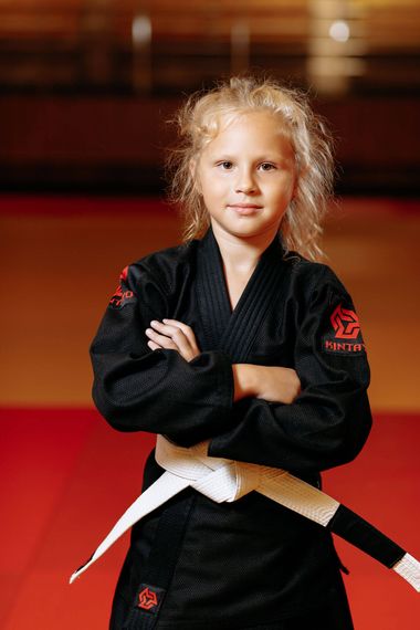 Кімоно для джиу - джитсу чорне, TM "Kintayo", 130 зріст, щільність 350 гр/м.кв. | Зображення 6