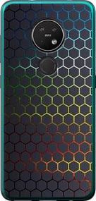 Чохол на Nokia 7.2 Переливні стільники з пластику FCh_010199