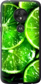 Чохол на Motorola Moto G7 Play Зелені часточки лимона "852u-1656-2448"