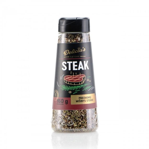 Суміш спецій Delicia's Spices Steak для стейка 160 г 241867 Код: 013257