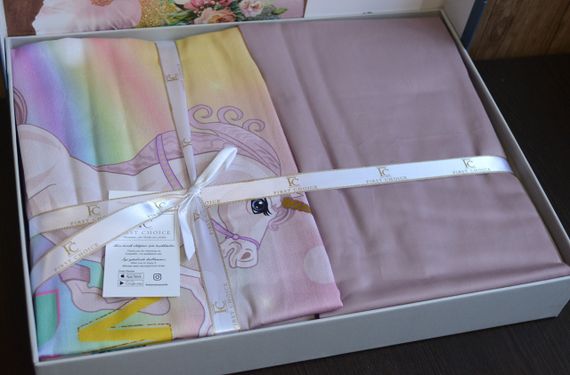 Постільна білизна First Choice 3D Satin 160×220 Rainbow | Зображення 2