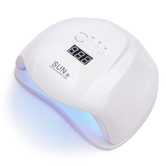 Настільна лампа для манікюру та педикюру SUN X 54W WHITE LED/UV лампа для сушіння гель лаку нігтів | Зображення 1