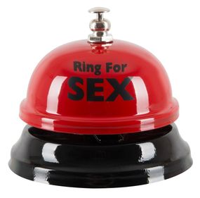 Звонок настольный "RING FOR SEX" бордовый Sex Aura