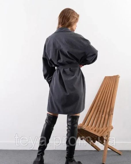Платье для женщин цвет темно-серый размеры S/M, L/XL FI_009102 | Зображення 2