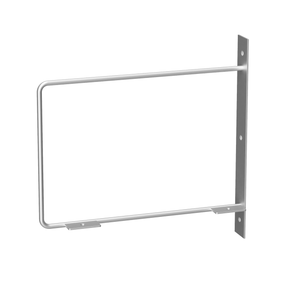Кронштейн для полиці з металу 258×30mm, H=250mm Сірий