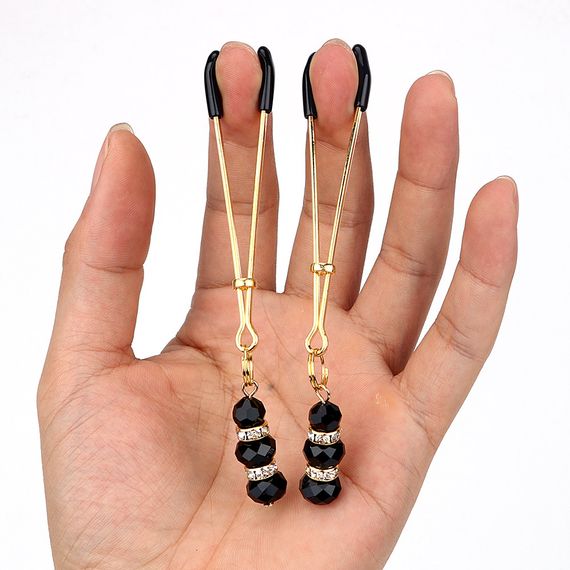 Затискачі для сосків "Elegance", метал — колір золотий sexstyle | Зображення 2