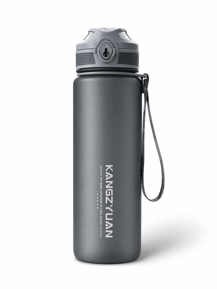 Бутылка KANGZYUAN 500 мл - Черная Tritan BPA-free, ударопрочная, спортивная с герметичной крышкой