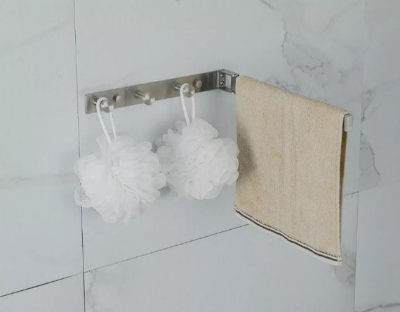 Планка з трьома гачками для рушників Frap F30418 | Зображення 2