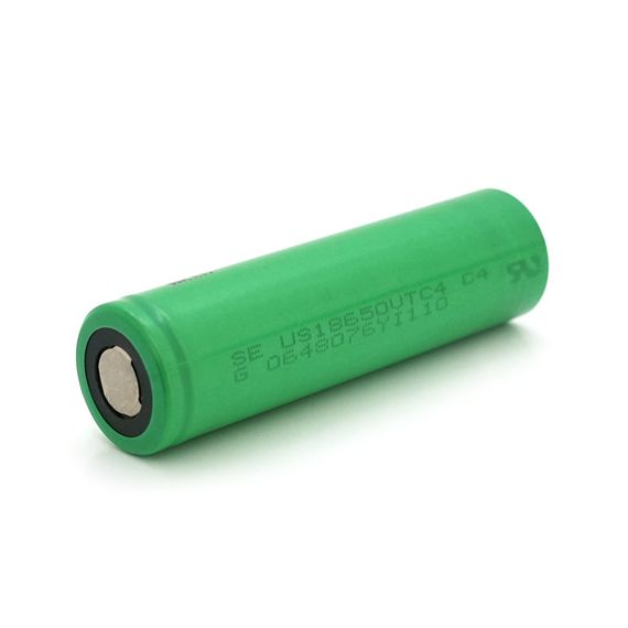Аккумулятор 18650 Li-Ion Sony US18650VTC4, 2100mAh, 25A, 4.2 / 3.6 / 2.5V, GREEN, 2 шт в упаковке, цена за 1 шт