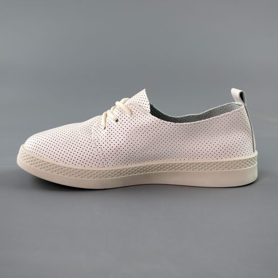 Кеди жіночі перфорація 591552 Молочні 36 37 38 39 40 41 | Зображення 2