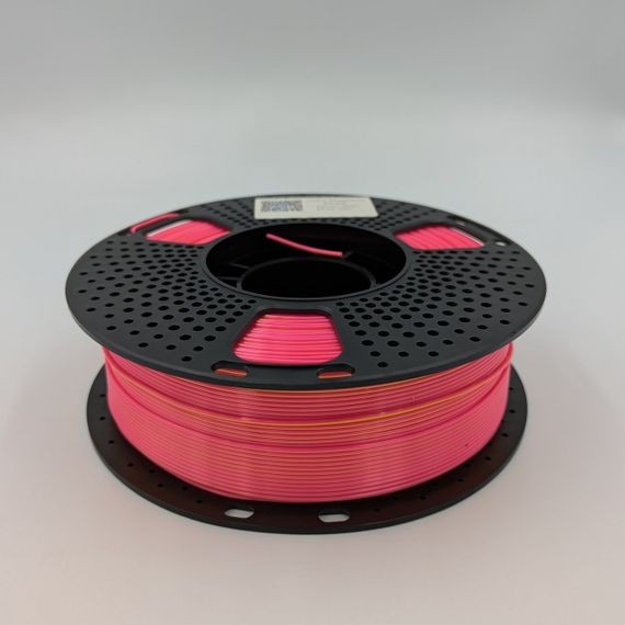 PLA+ пластик MT Filament для 3D-принтера 1.75 мм 1 кг розовый-золотой (3DMT-PLA+1.75-01-PG) | Зображення 3
