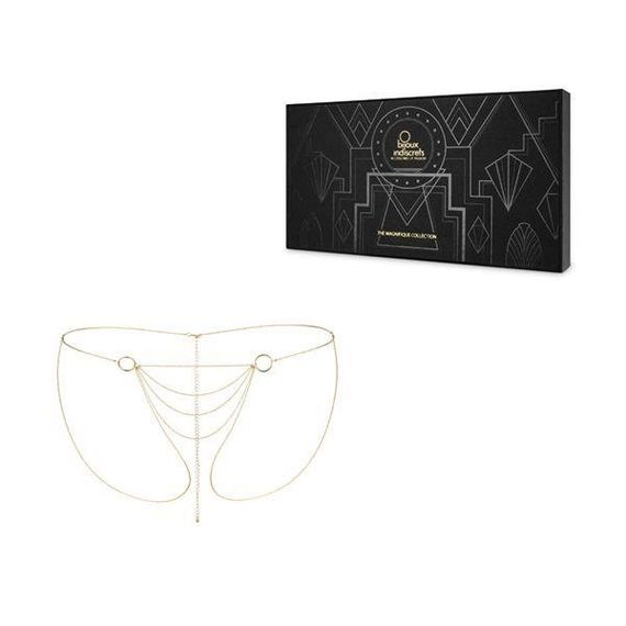 Ланцюжок-трусики Bijoux Indiscrets Magnifique Bikini Chain - Gold | Зображення 3