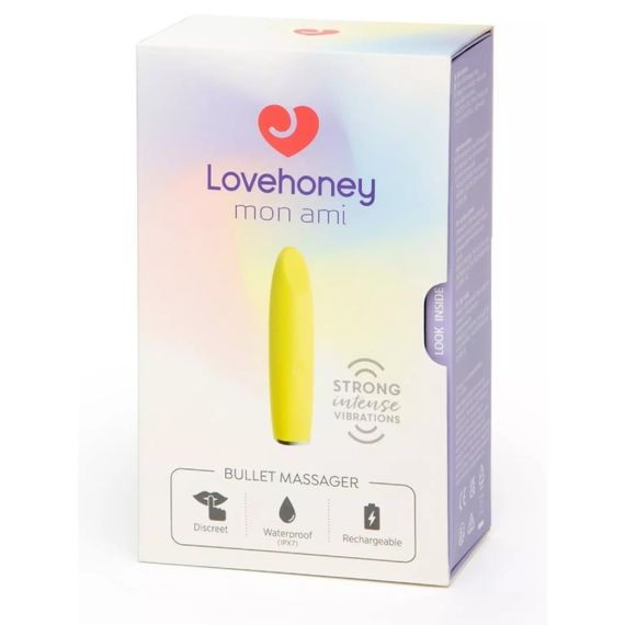 Віброкуля Lovehoney Mon Ami Bullet, жовта Sex Aura | Зображення 3