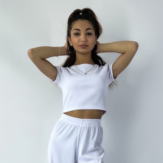 Топ Baysho базовый, Белый , XL | Зображення 4