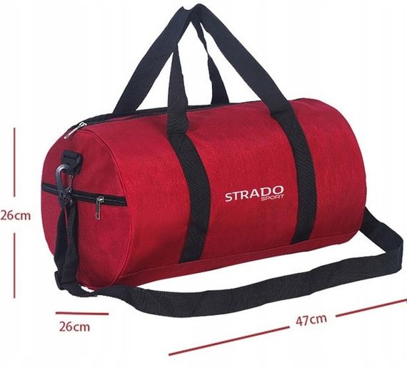 Cпортивная сумка Strado Sport красная на 25л | Зображення 7