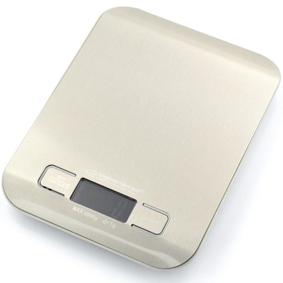 Ваги кухонні електронні Esperanza EKS001 Pineapple до 5 кг з металевою платформою з нержавіючої сталі | Зображення 2