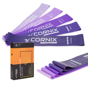 Резинки для фітнесу Cornix Mini Power Band набір 5 шт 1-20 кг XR-0253