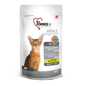 Корм 1st Choice Cat Adult Hypoallergenic Duck сухий з качкою гіпоалергенний для дорослих котів 350 гр