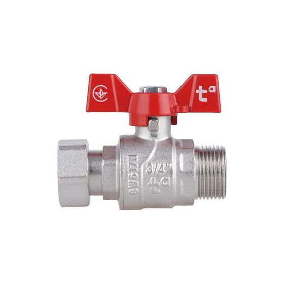 Кран кульовий з накидною гайкою Thermo Alliance Forte 3/4" ВЗ для води прямий SF261W20 | Зображення 4