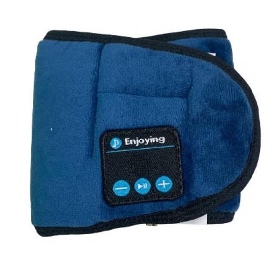 Маска для сна с музыкой Bluetooth Music Goggles Синяя