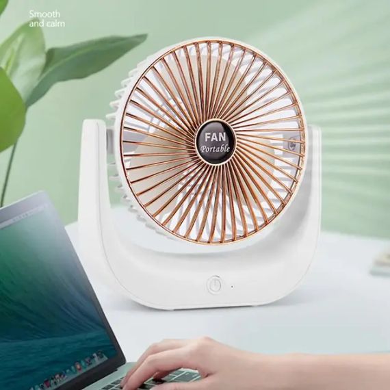 Портативный вентилятор настольный мини ручной Portable Fan AND LY-853 | Зображення 3