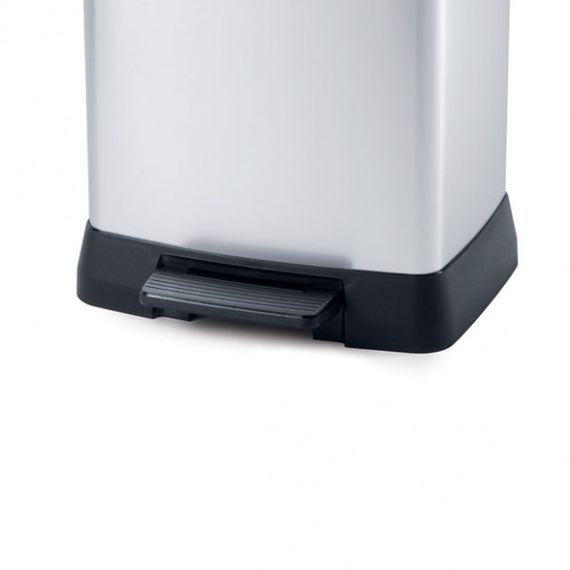 Контейнер для сміття з педаллю Curver (Курвер) Deco bin 30 л (02164) Сріблястий | Зображення 4
