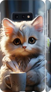 Чохол на Samsung Galaxy S10e Білий кіт "5646m-1646-2448"