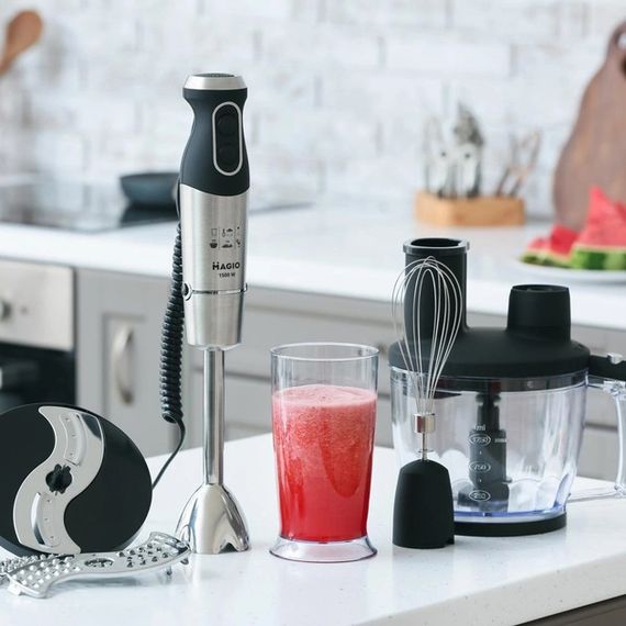 Блендер MAGIO MG-642, блендер для дитячого пюре, блендер для дому, блендер для кухні, електричний | Зображення 2