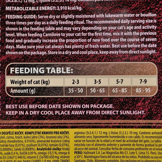 Корм сухий Carnilove Fresh Chicken and Rabbit for Adult Cats для дорослих котів з куркою та кроликом 2 кг | Зображення 4