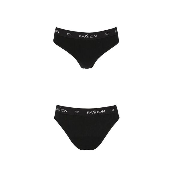 Трусики-сліпи з бавовни з еластаном Passion PS004 PANTIES black, size M | Зображення 4