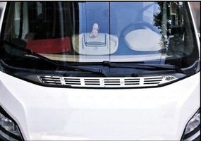 Накладка на повітровідвід (нерж) для Citroen Jumper 2007-2024 та рр