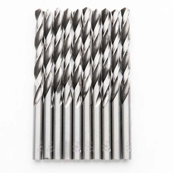 Свердло для металу HSS (P6M5) Ø 6.0 мм (пачка, кратність10 шт.) APRO 8100391