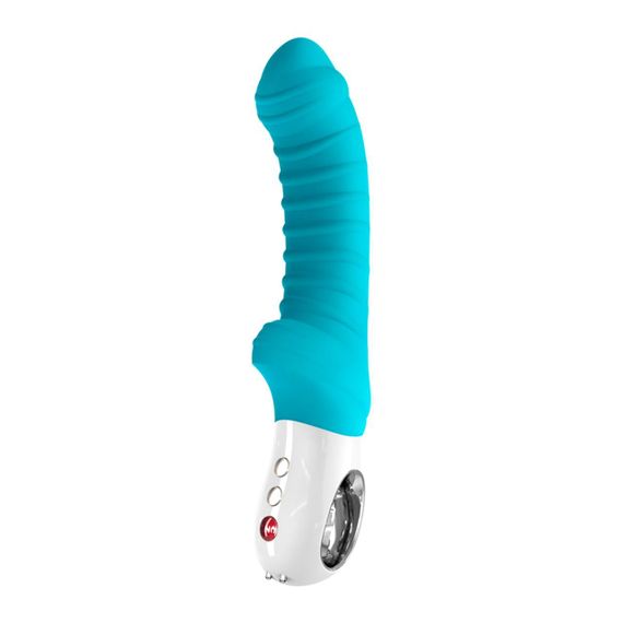 Вибратор для точки G Fun Factory TIGER petrol, ребристый, подходит для анальной стимуляции Sex Aura | Зображення 3