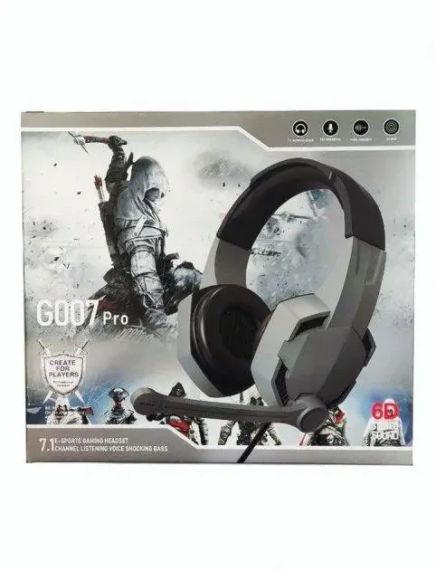 Навушники ігрові ASSASSINS G007 Pro провідні з мікро. | Зображення 1