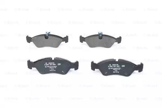 Колодки гальмівні дискові DAEWOO LANOS R14 передн.  BOSCH (0986491900) | Зображення 2