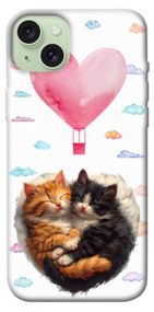 Чохол з картинкою Animals love 3 для Apple iPhone 15 Plus (6.7")