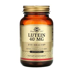 Лютеин Solgar Lutein 40 mg 30 Softgels