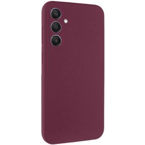 Чохол Silicone Cover Lakshmi Full Camera (AAA) для Samsung Galaxy S24 FE Бордовий / Plum